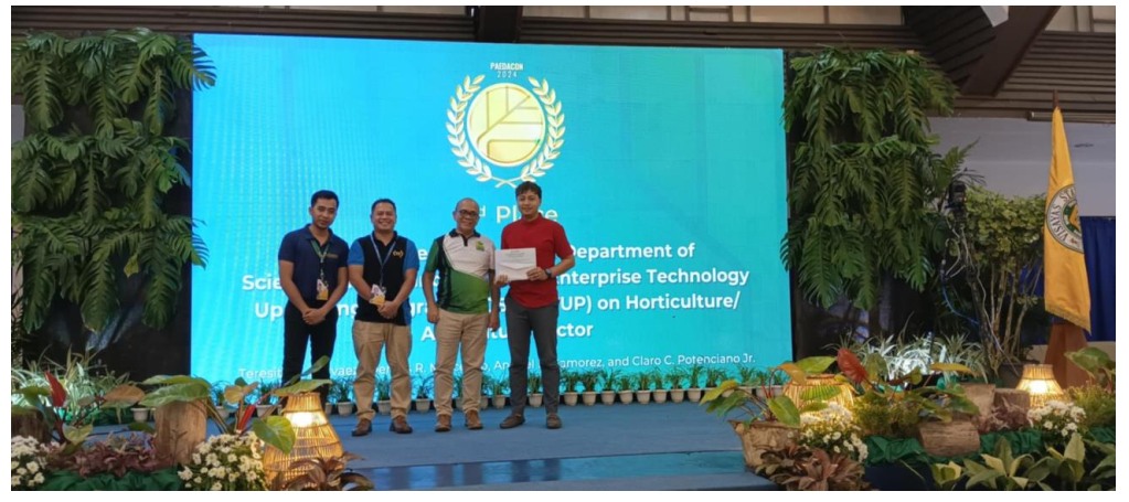  SERDAC-WMSU wins 2nd Runner Up as Best Paper at the PAEDA Conference 2024 